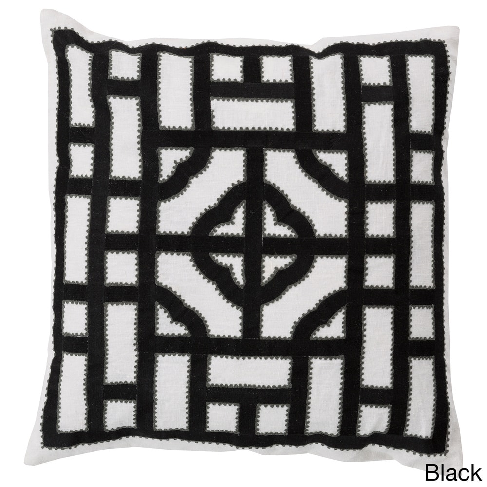 Decorative Felder 20-inch Feather Down or Poly Filled Throw Pillow