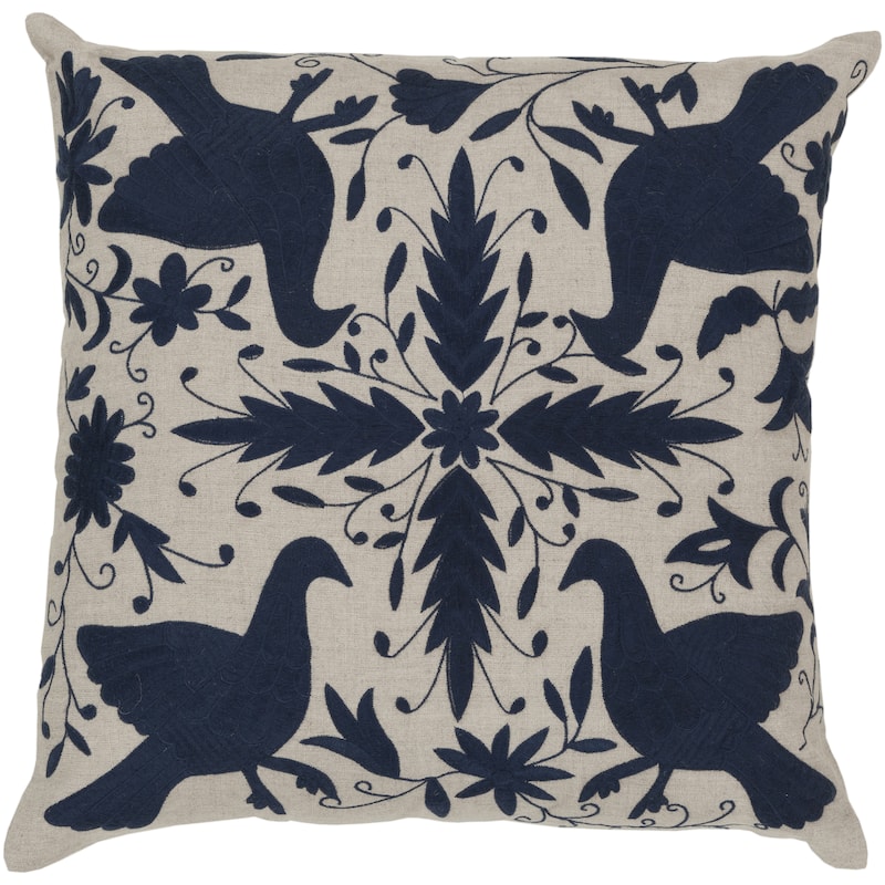 Decorative Calvert 20-inch Feather Down or Poly Filled Throw Pillow