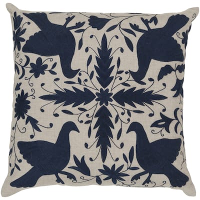 Decorative Calvert 20-inch Feather Down or Poly Filled Throw Pillow