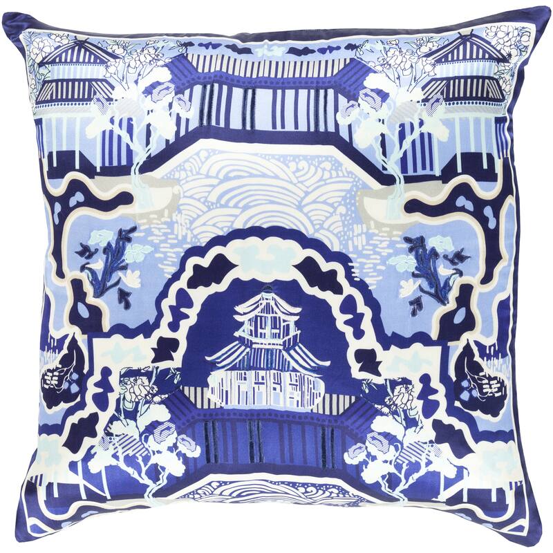 Decorative Campbell 20-inch Feather Down or Poly Filled Throw Pillow