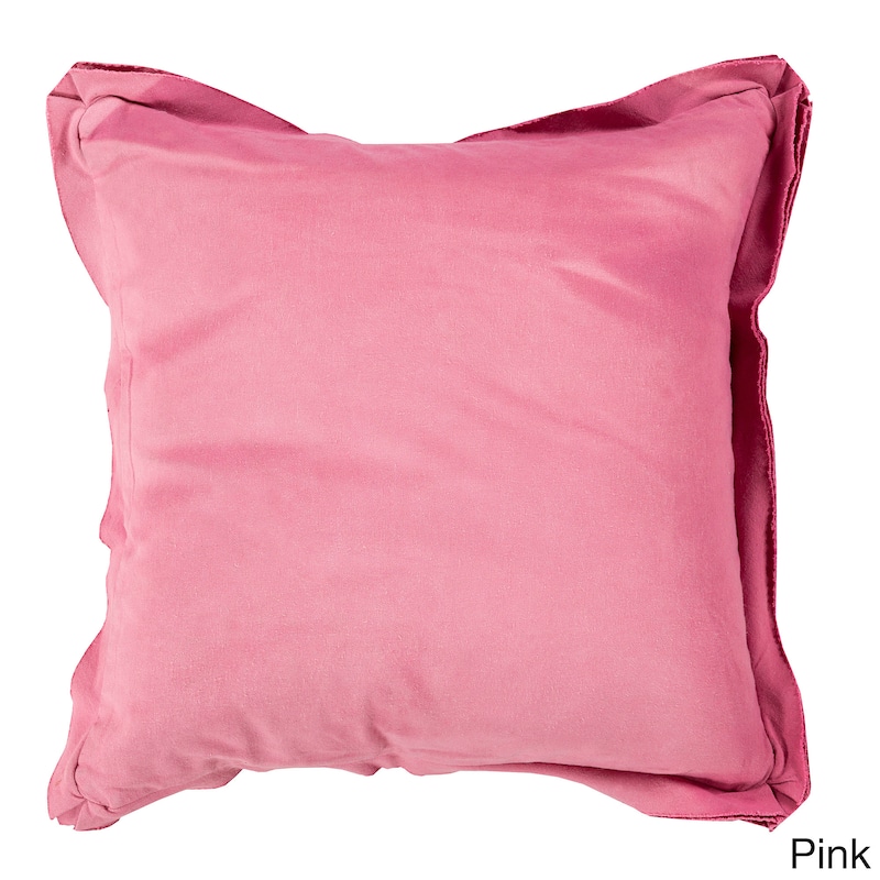 Artistic Weavers Decorative Buckingham 20-inch Feather Down or Poly Filled Throw Pillow - Feather Down - Pink