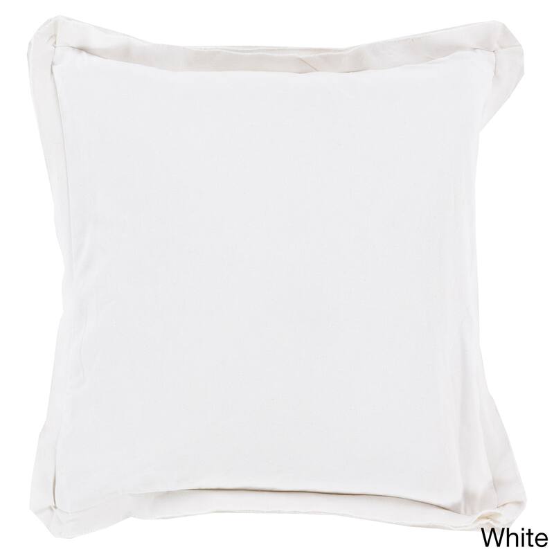 Artistic Weavers Decorative Buckingham 20-inch Feather Down or Poly Filled Throw Pillow - Feather Down - White