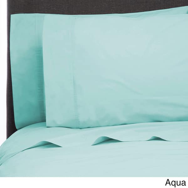 Percale Cotton 300 Thread Count Two-pleat Percale Sheet Sets