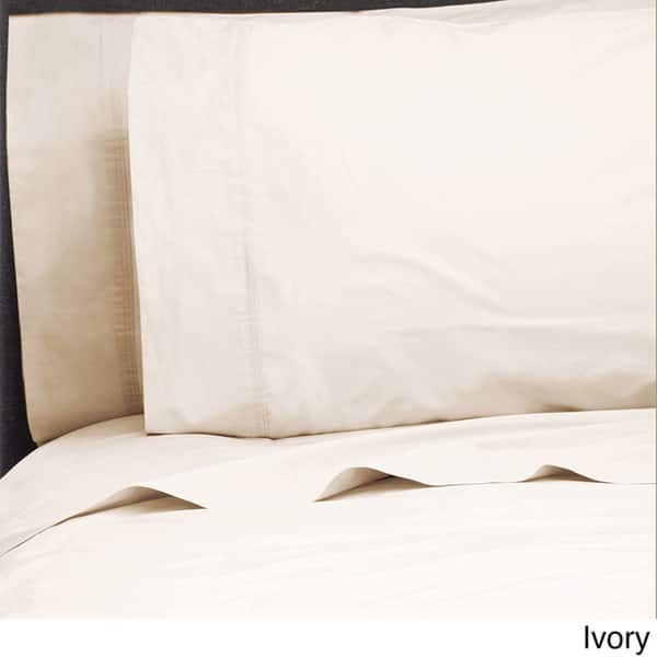 Percale Cotton 300 Thread Count Two-pleat Percale Sheet Sets