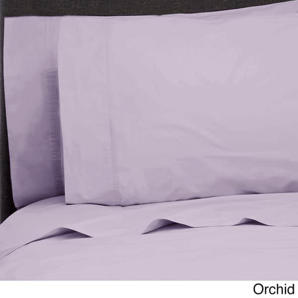 Percale Cotton 300 Thread Count Two-pleat Percale Sheet Sets