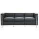 preview thumbnail 1 of 2, Cube LC2 Petit Leather Sofa