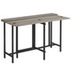 Carbon Loft Convertible Wood Dining Table Grey - Thumbnail 2