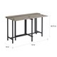 Carbon Loft Convertible Wood Dining Table Grey - Thumbnail 3