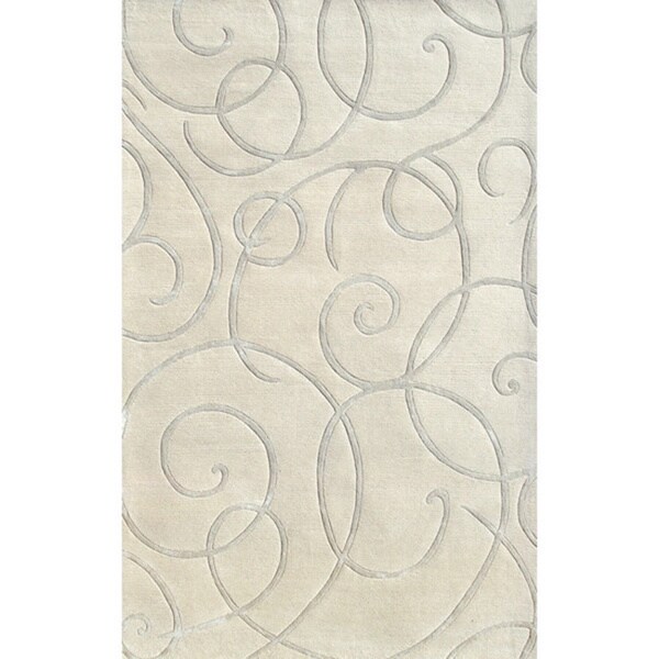 Geometric Swirl Area Rug