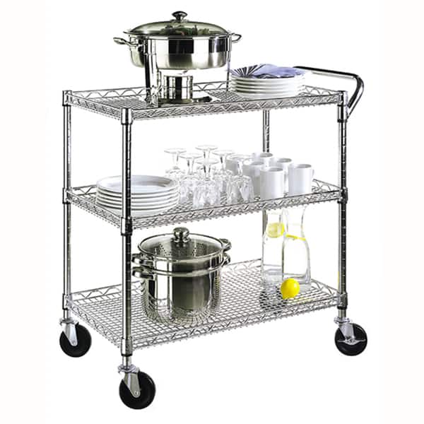 Seville Classics Industrial All-Purpose Utility Cart, NSF Listed