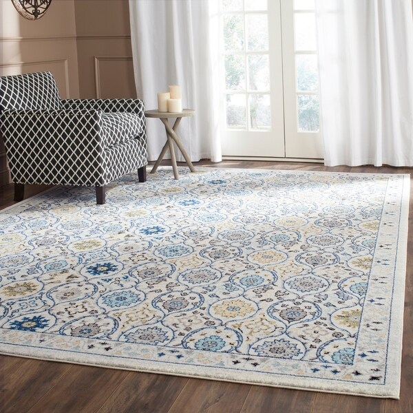 Safavieh Evoke Vintage Ivory / Blue Distressed Rug - 9' x 12'