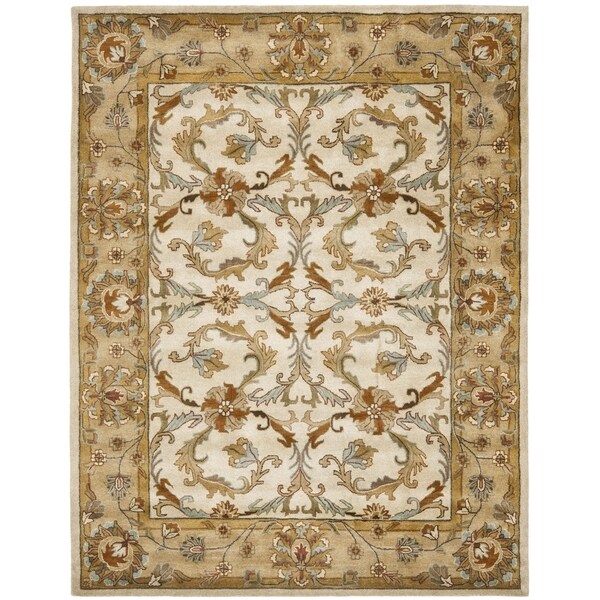 Safavieh Handmade Heritage Timeless Traditional Beige/ Gold Wool Rug (8'3 x 11')