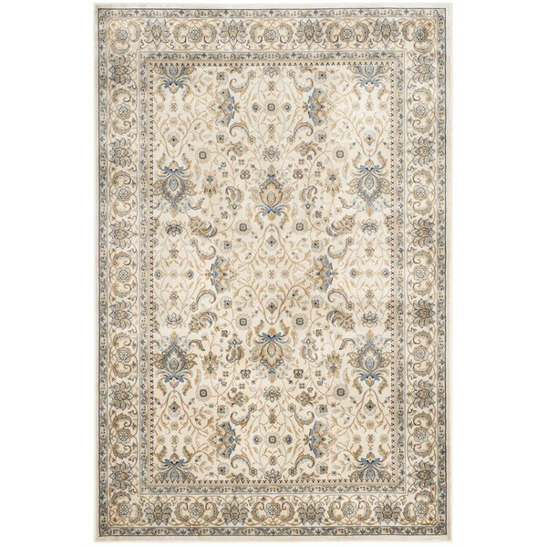 Safavieh Persian Garden Ivory/ Ivory Viscose Rug - 8' x 11'