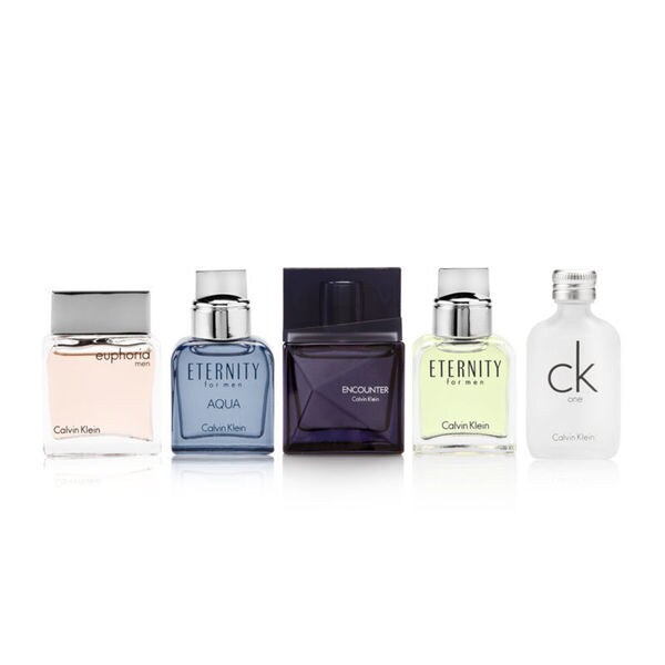 Calvin Klein 5 Piece Miniature Fragrance Gift Set for Men