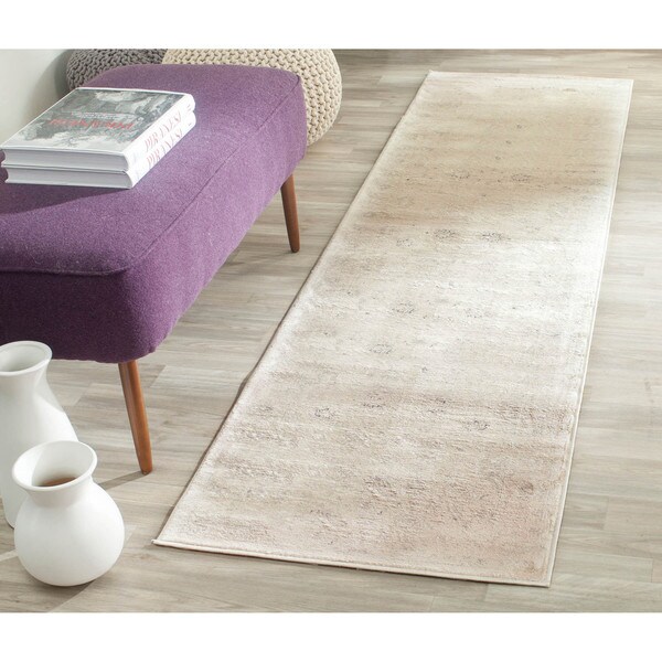 Safavieh Vintage Oriental Cream Distressed Rug (2'2 x 10')