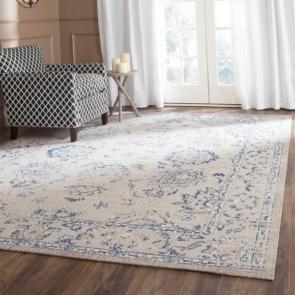 Safavieh Patina Grey/ Blue Rug (5'1 x 7'6)