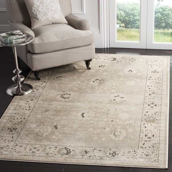 Safavieh Vintage Oriental Light Grey/ Ivory Distressed Rug - 10' x 14'