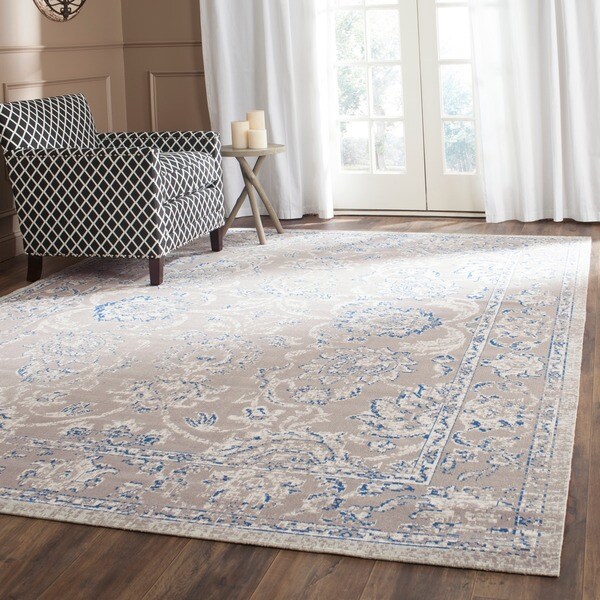 Safavieh Patina Taupe/ Blue Rug - 10' x 14'