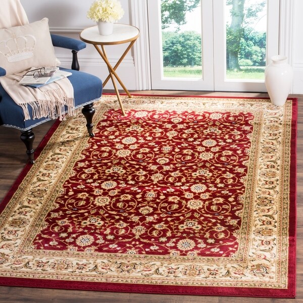 Safavieh Lyndhurst Oriental Burgundy/ Ivory Rug - 10' x 14'