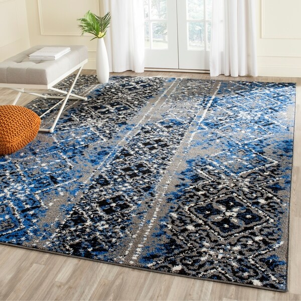 Safavieh Adirondack Vintage Boho Silver/ Multicolored Rug - 9' x 12'