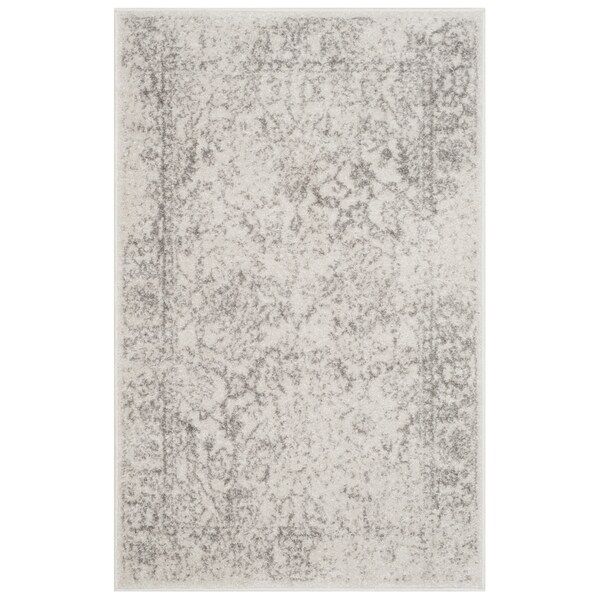 Safavieh Adirondack Vintage Distressed Ivory / Silver Rug - 2'6 x 4'