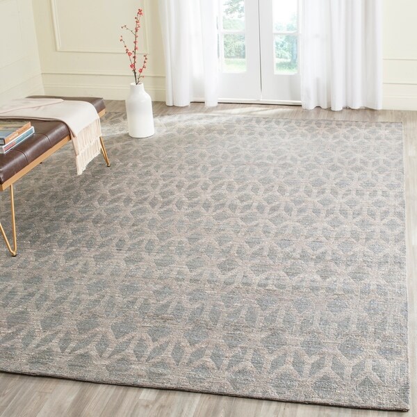 Safavieh Cape Cod Handmade Grey / Gold Jute Natural Fiber Rug - 8' x 10'