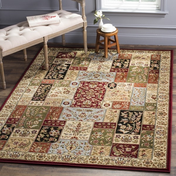 Safavieh Lyndhurst Multi/ Ivory Rug - 10' x 10' Square