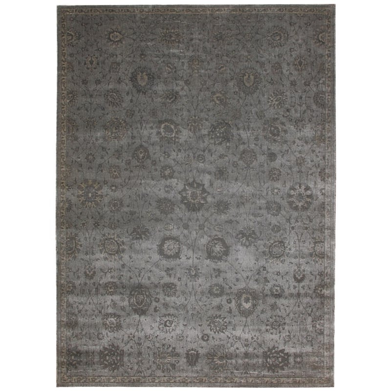 Nourison Luminance LUM06 Area Rug - 3'5" x 5'5" - Charcoal