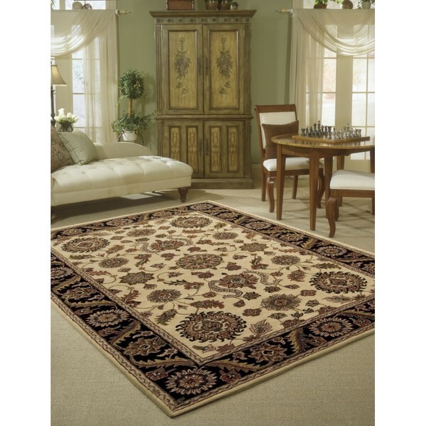 Rug Squared Worcester Beige Rug - 3'6" x 5'6"