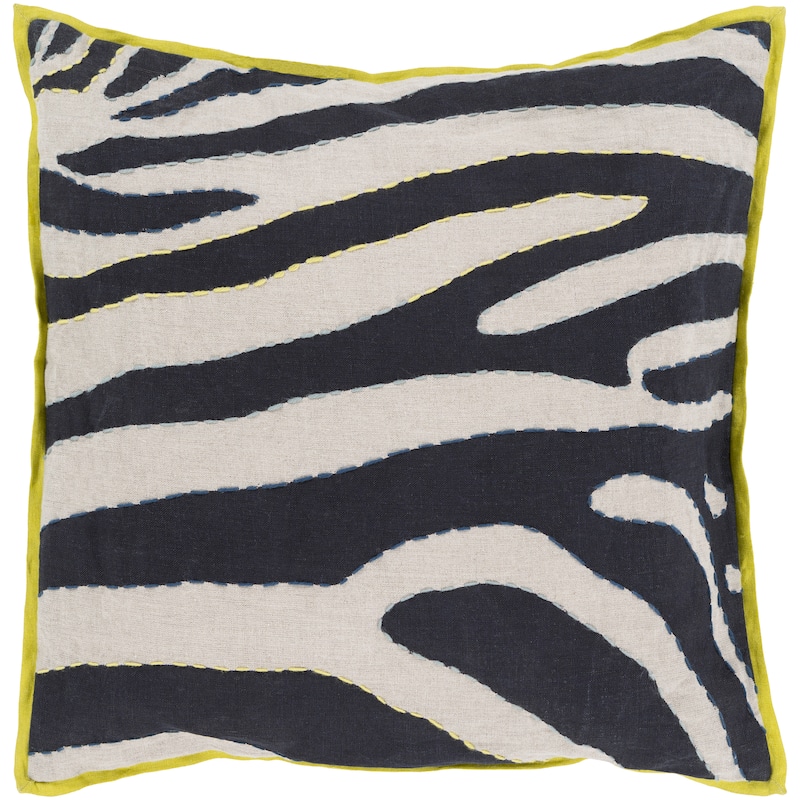 Artistic Weavers Decorative Danelli 18-inch Poly or Feather Down Filled Throw Pillow - Down - Black