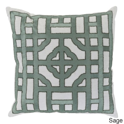 Decorative Felder 18-inch Poly or Feather Down Filled Throw Pillow