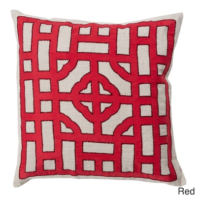 Decorative Felder 18-inch Poly or Feather Down Filled Throw Pillow