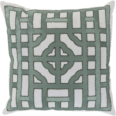Decorative Felder 18-inch Poly or Feather Down Filled Throw Pillow