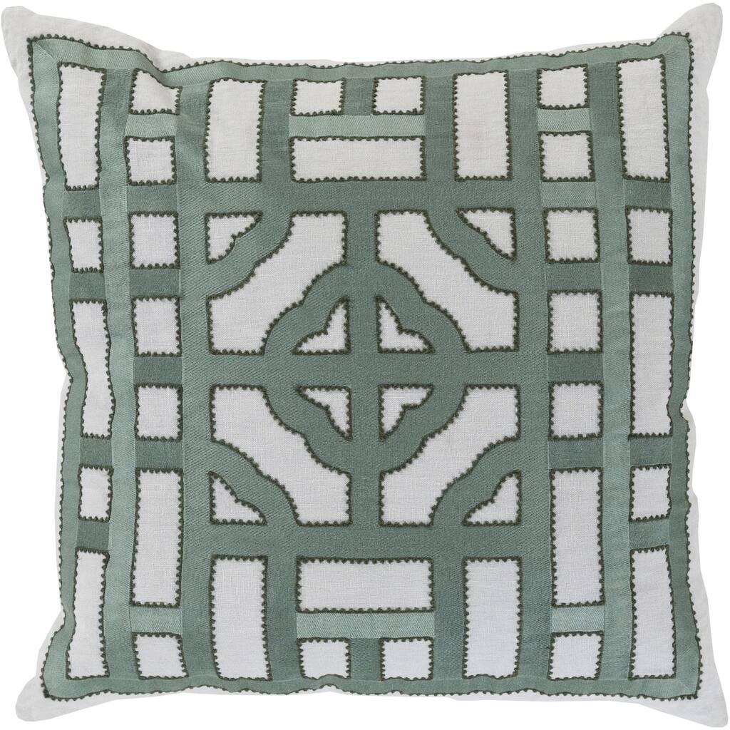 Decorative Felder 18-inch Poly or Feather Down Filled Throw Pillow