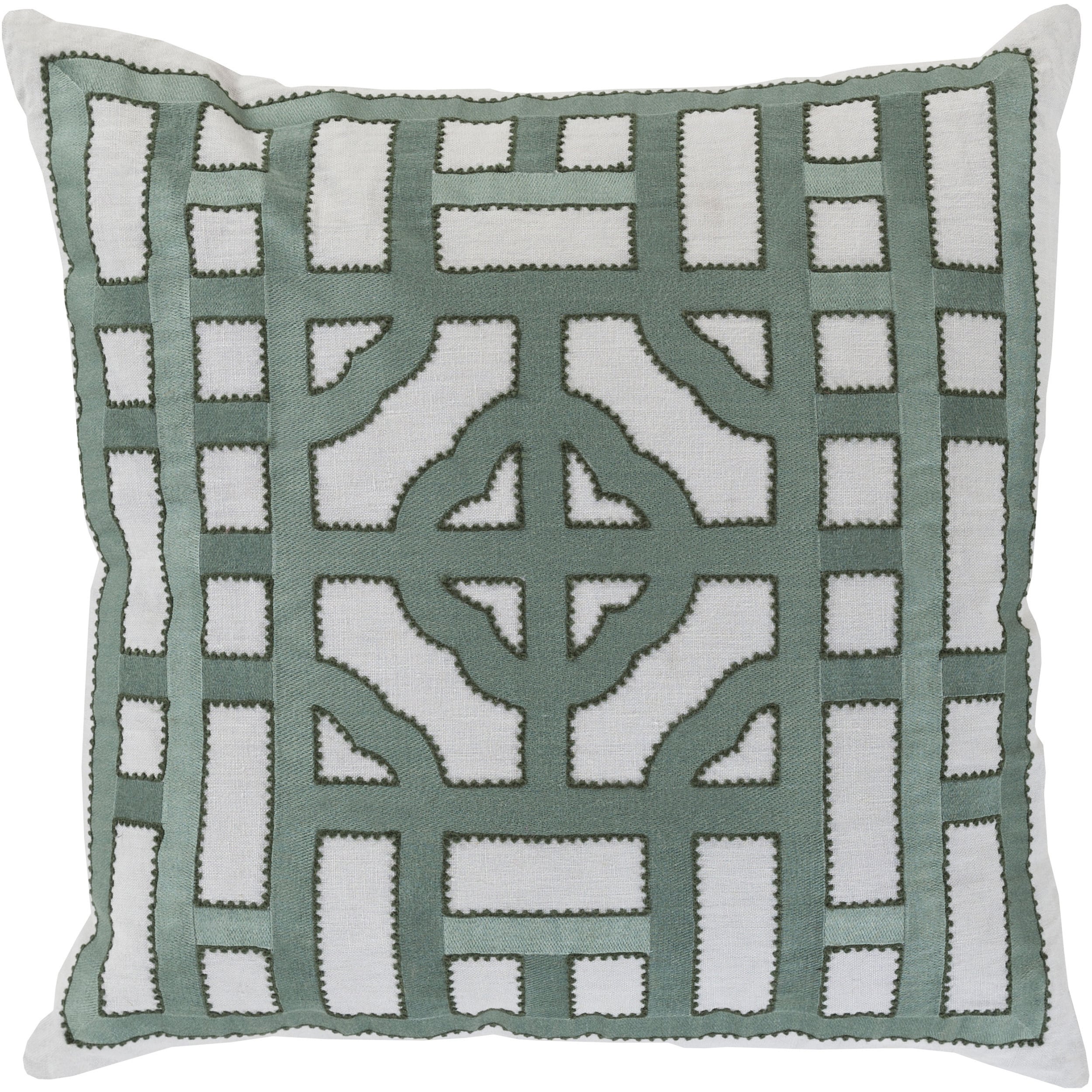 Decorative Felder 18-inch Poly or Feather Down Filled Throw Pillow