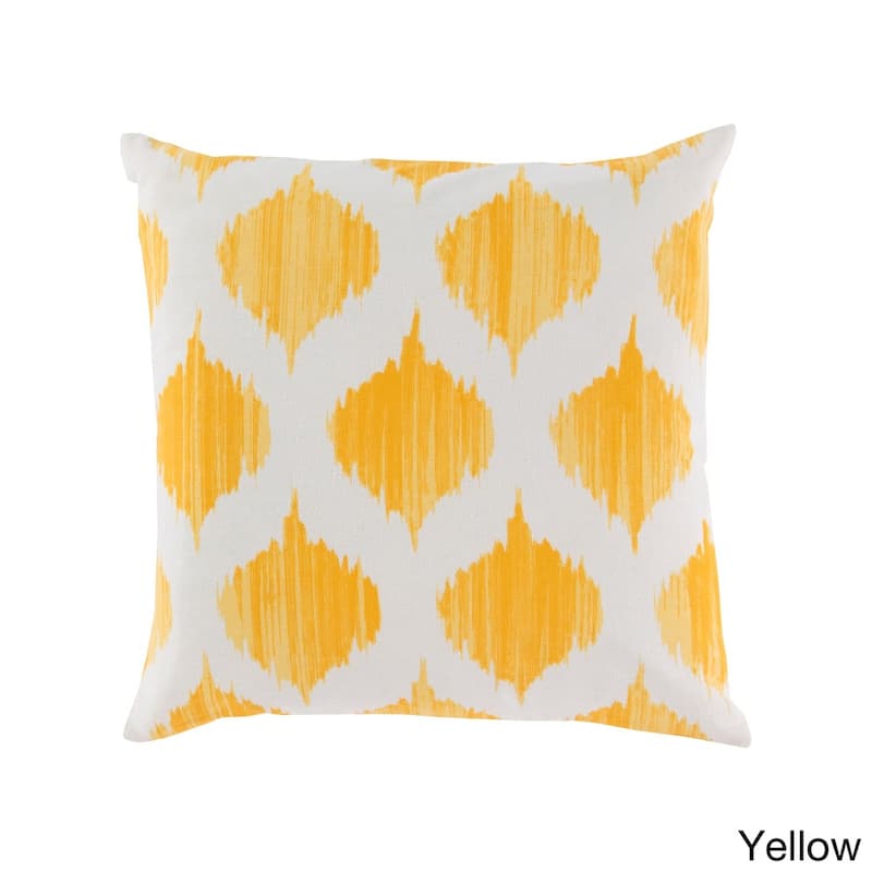 Porch & Den Denby Decorative 18-inch Throw Pillow - Down - Yellow