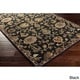 preview thumbnail 8 of 12, Hand-Tufted Yate Floral Wool Rug Black - 5' x 8'