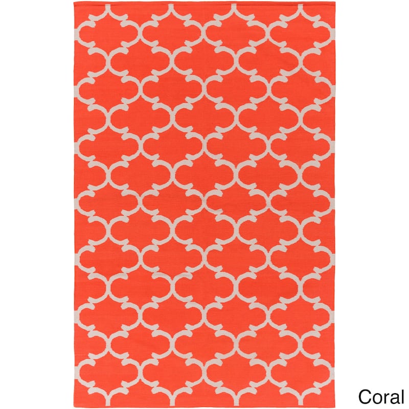 Flatweave Colne Moroccan Trellis Cotton Rug