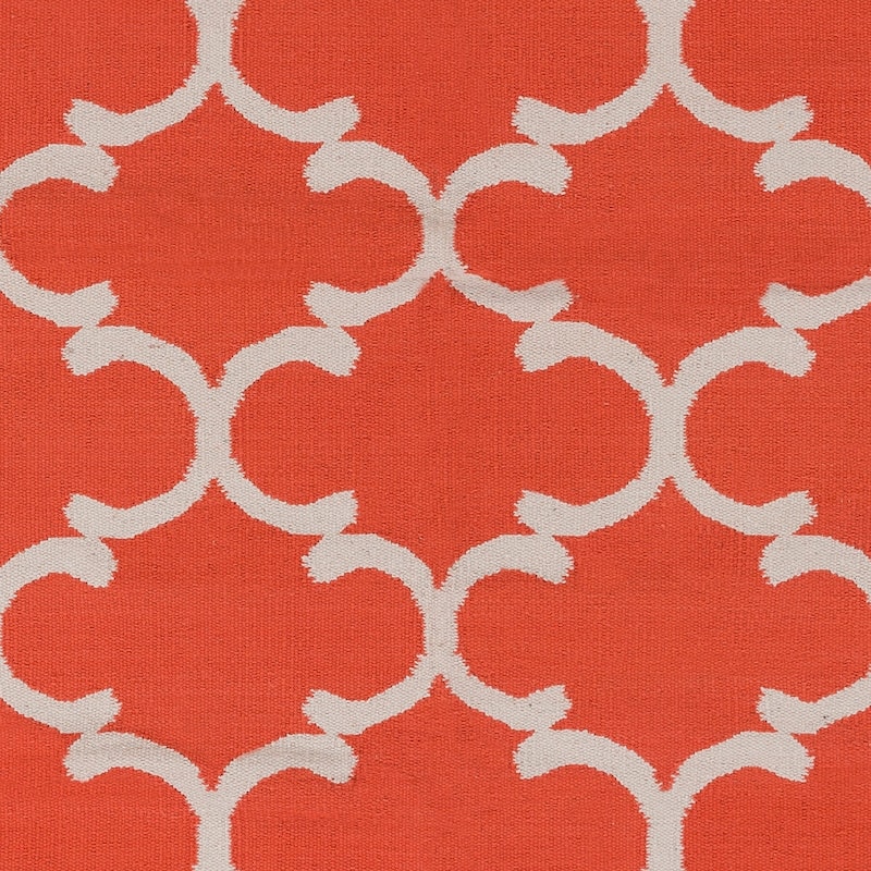 Flatweave Colne Moroccan Trellis Cotton Rug
