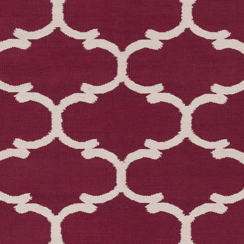 Flatweave Colne Moroccan Trellis Cotton Rug