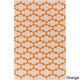 preview thumbnail 2 of 25, Flatweave Colne Moroccan Trellis Cotton Rug - 2' x 3' ORANGE