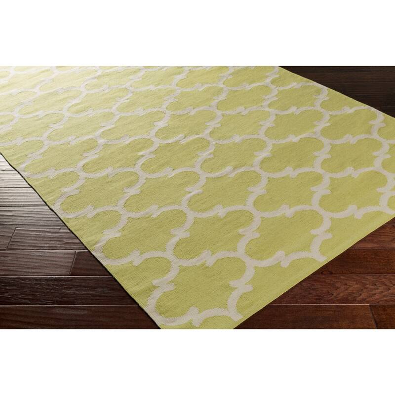 Flatweave Colne Moroccan Trellis Cotton Rug