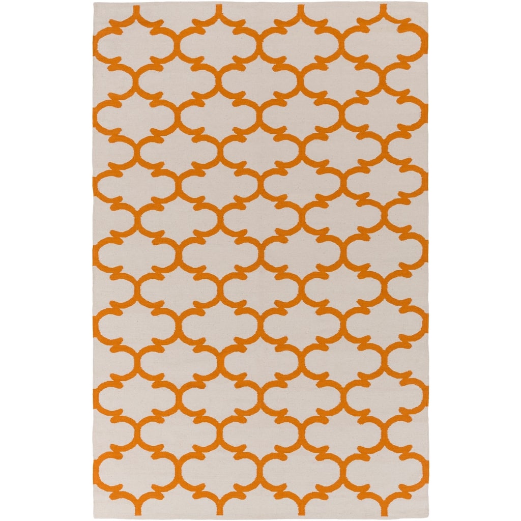 Flatweave Colne Moroccan Trellis Cotton Rug