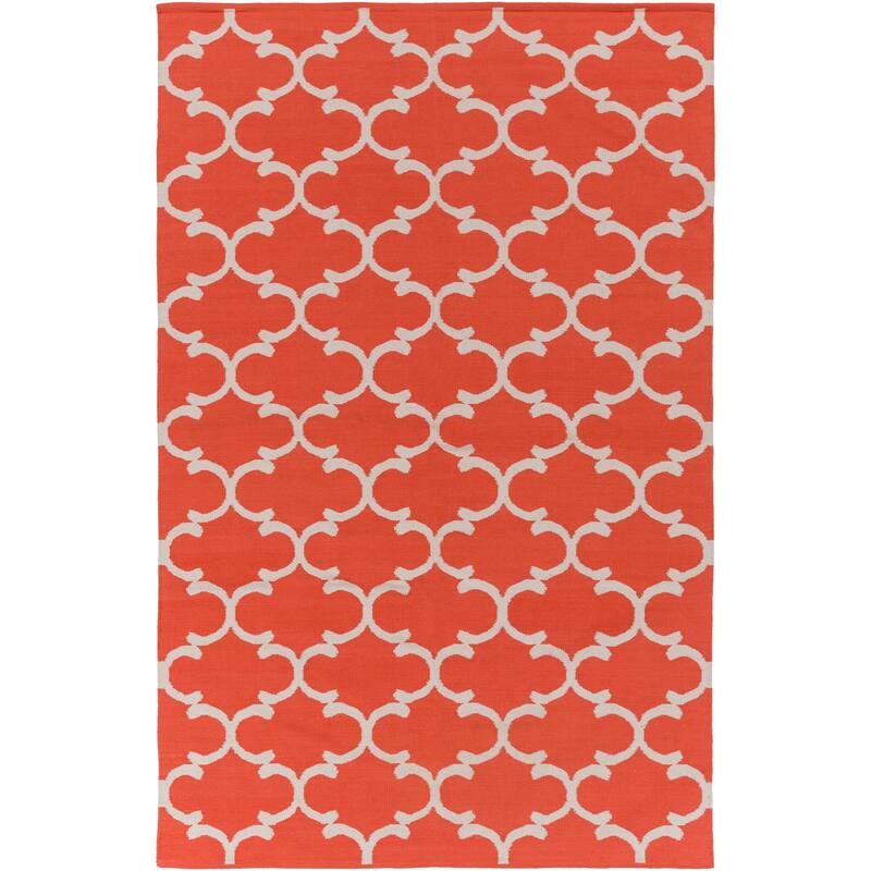 Flatweave Colne Moroccan Trellis Cotton Rug