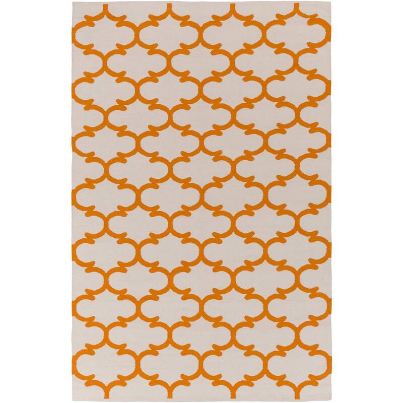 Flatweave Colne Moroccan Trellis Cotton Rug