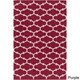 preview thumbnail 8 of 25, Flatweave Colne Moroccan Trellis Cotton Rug - 2' x 3' Blue