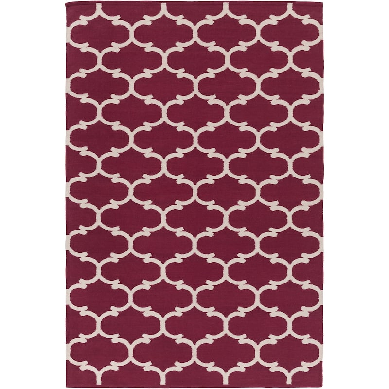 Flatweave Colne Moroccan Trellis Cotton Rug