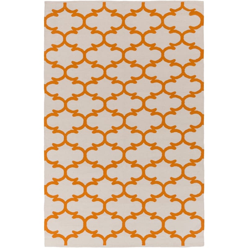 Flatweave Colne Moroccan Trellis Cotton Rug
