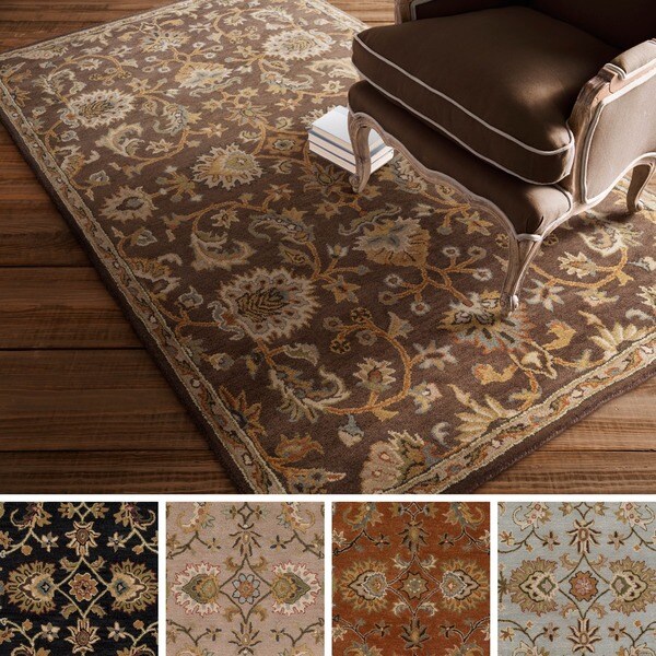 Shop HandTufted Yate Floral Wool Rug (7'6 x 9'6) 7'6 x 9'6 Free
