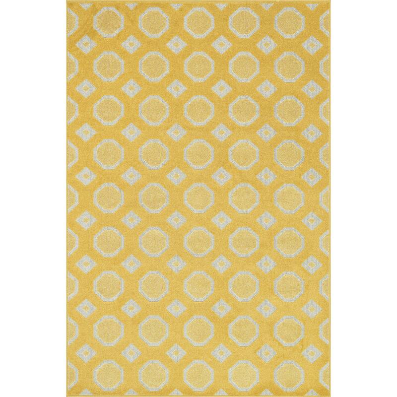 Alexander Home Indoor/ Outdoor Palm Gem Rug